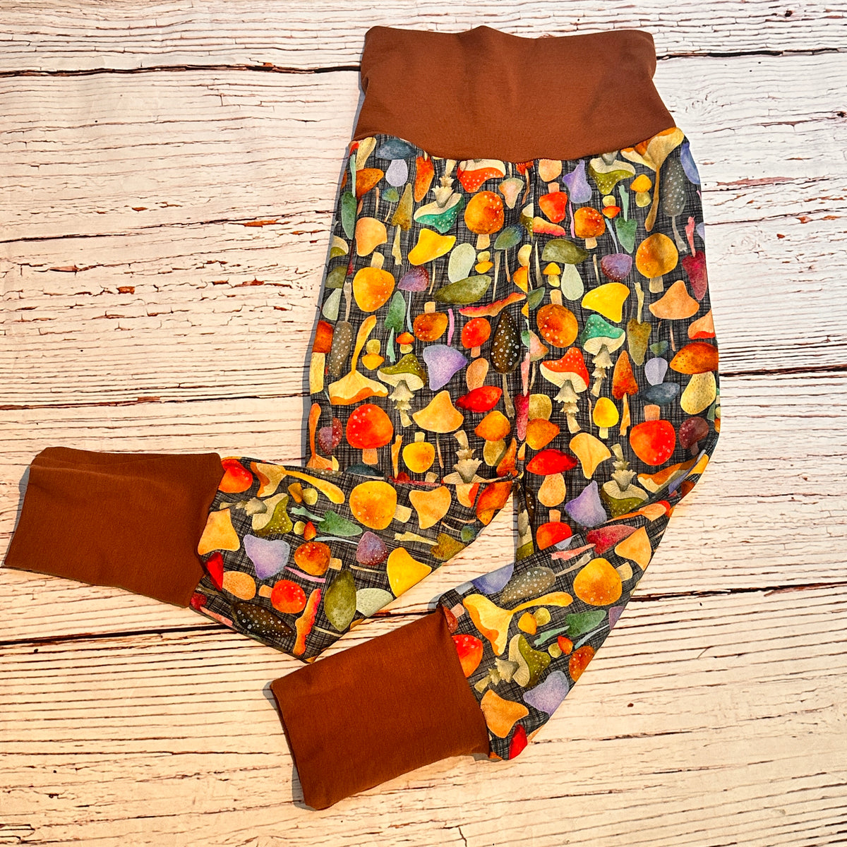 18m-4T Rainbow Mushroom Leggings