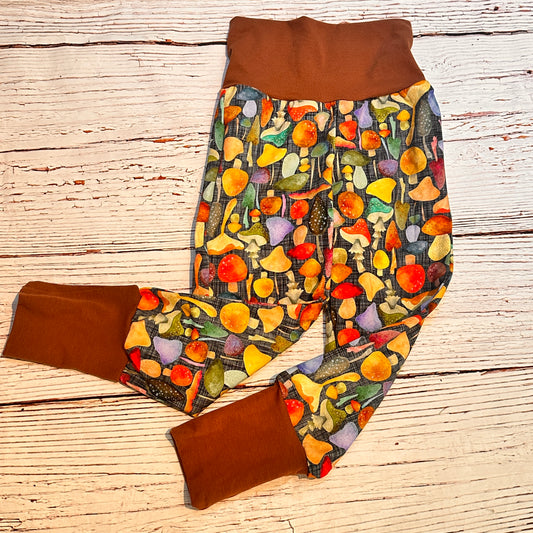 18m-4T Rainbow Mushroom Leggings