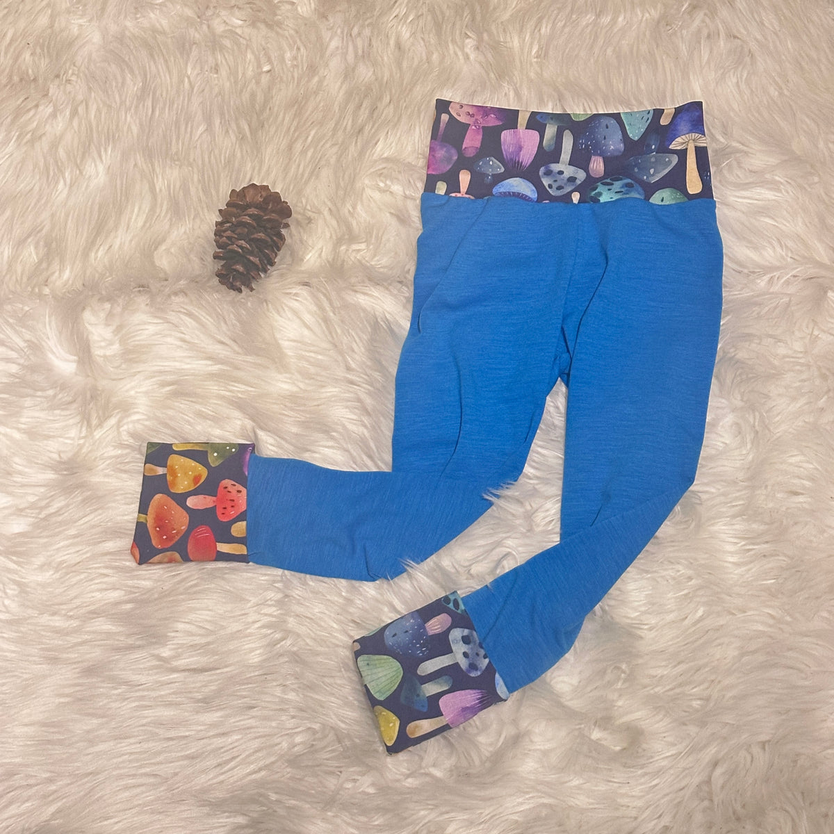 3-6y Mushroom Wool Base Layer Leggings (NEW)
