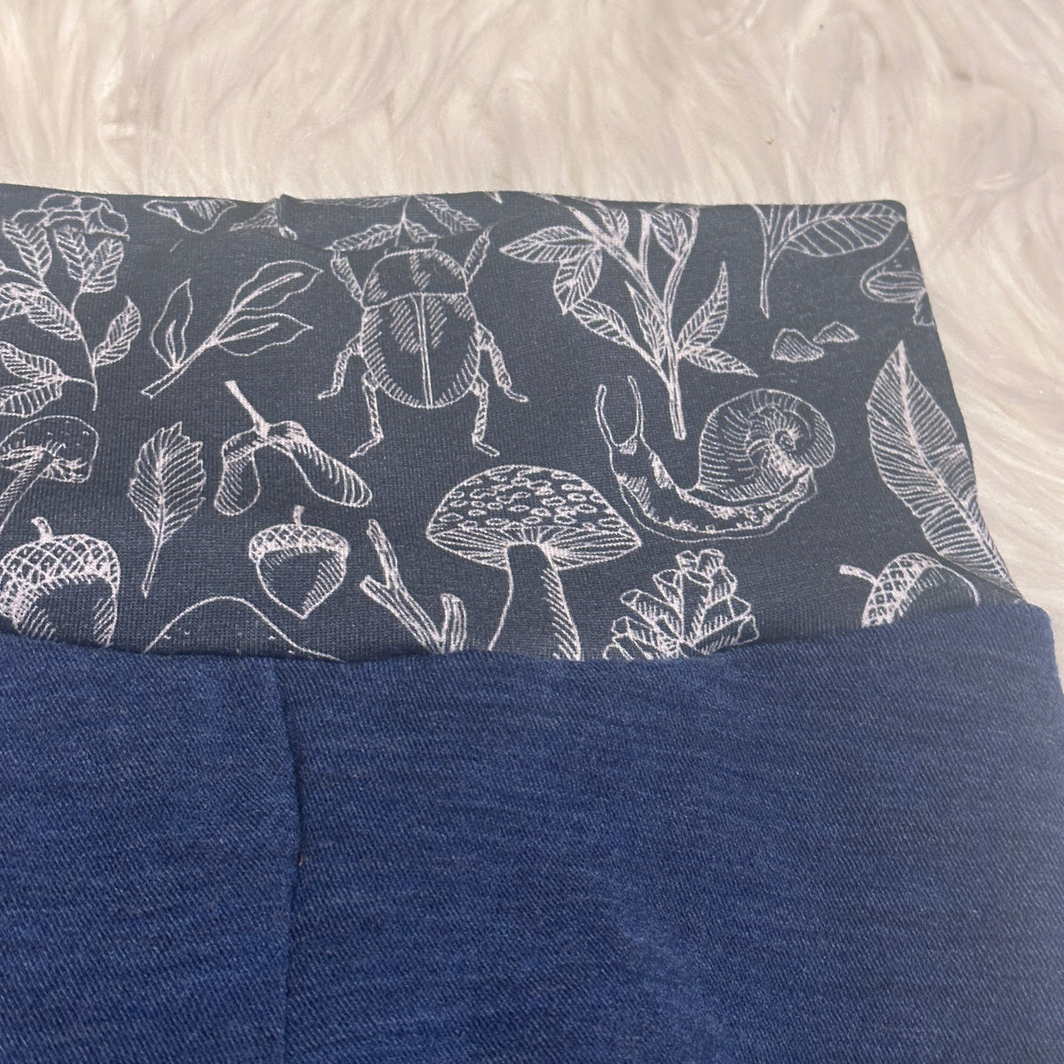 3-6y Forest Print Wool Base Layer Leggings (NEW)
