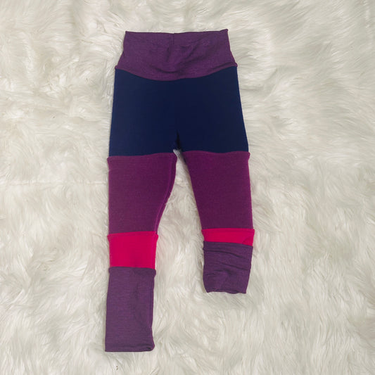 6-18m Pinks and Purples Wool Pants