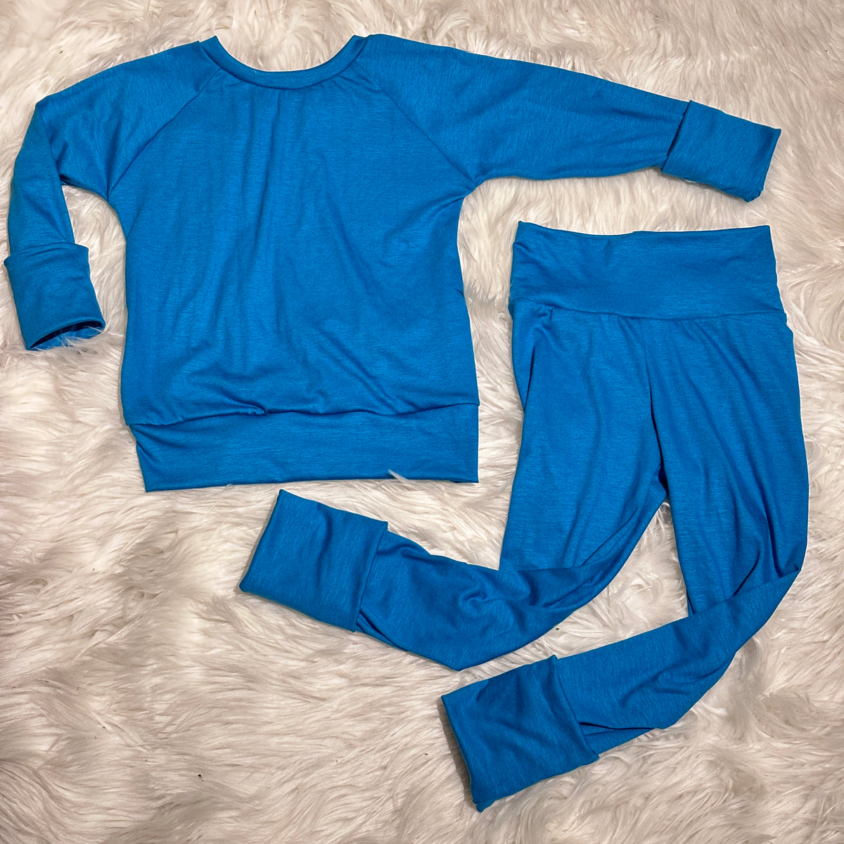3-6y Wool Blend Color Block Base Layer Set (NEW)