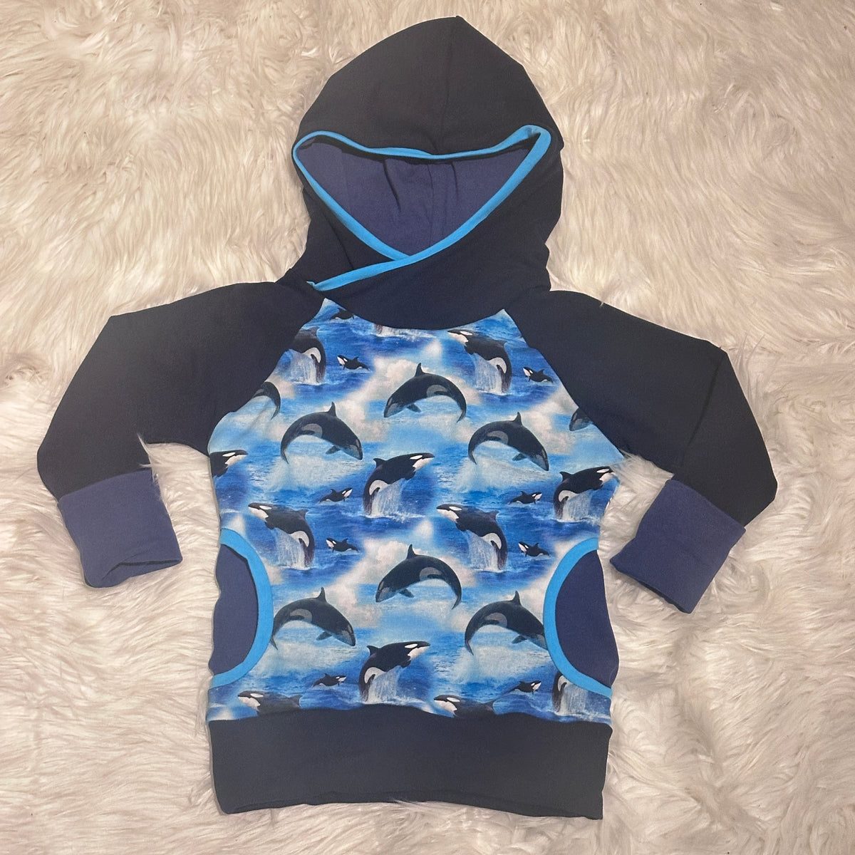18m-4T Orcas Hoodies Cotton (NEW)