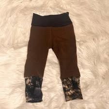 0-6m Brown Wool Base Layer Leggings