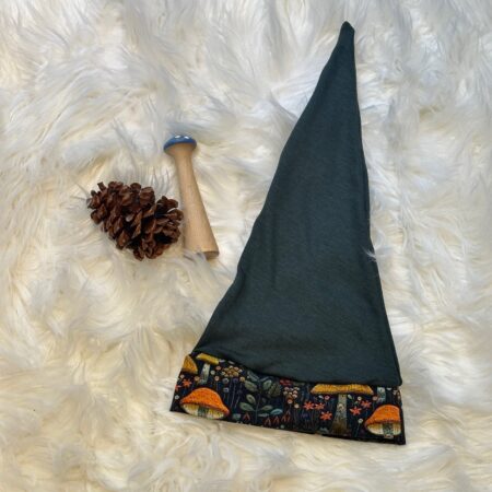 6-12m Baby Gnome Hat - Mushrooms